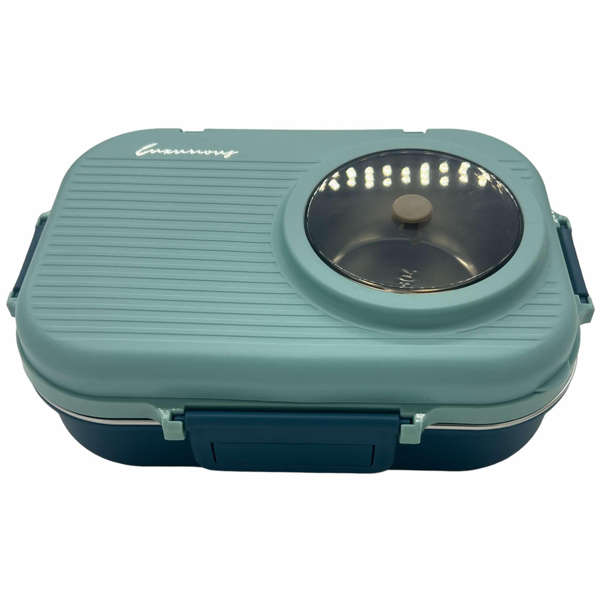 Insulated Lunch Box with Soup Bowl & Cutlery Set – 900ml Thermal Meal Container