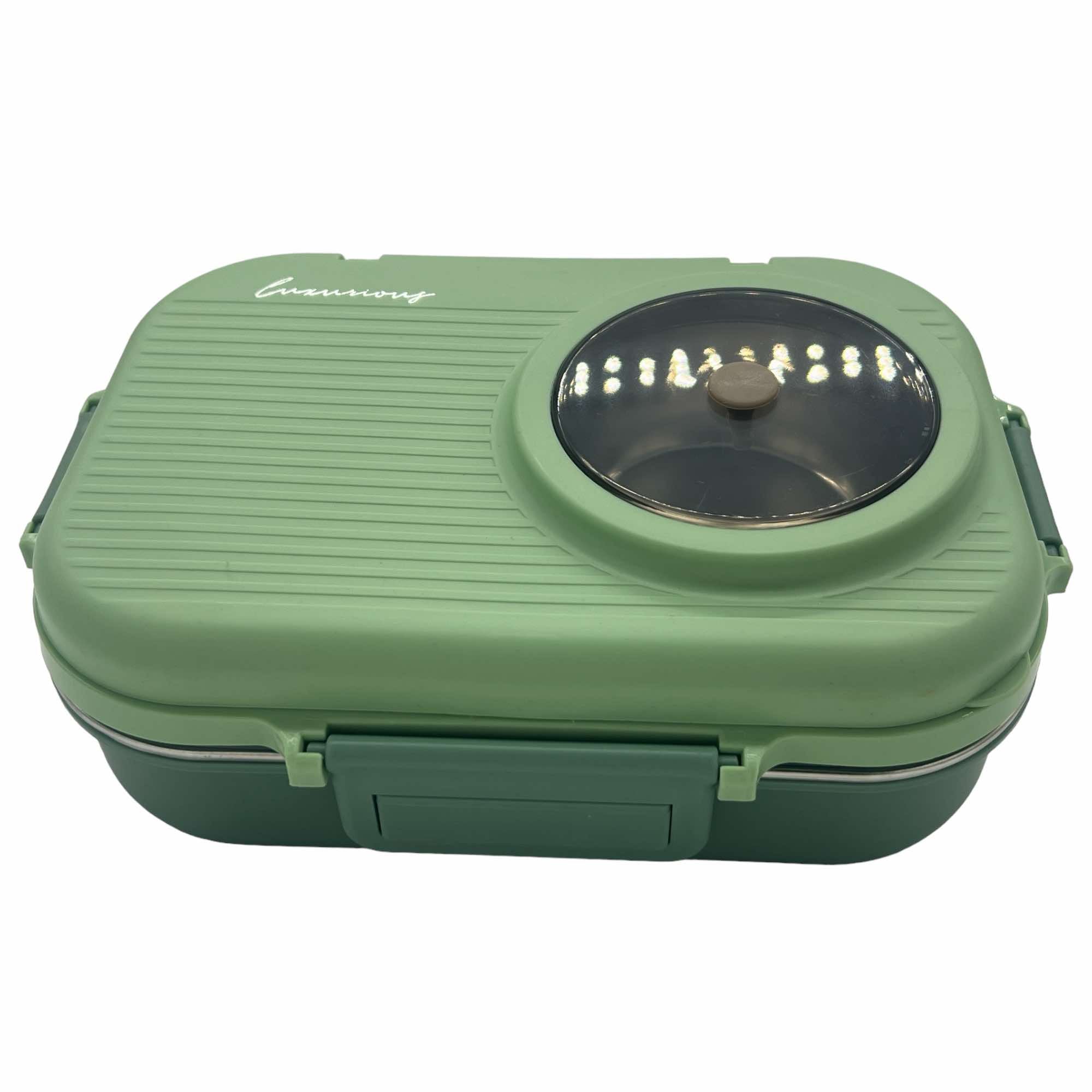 Insulated Lunch Box with Soup Bowl & Cutlery Set – 900ml Thermal Meal Container