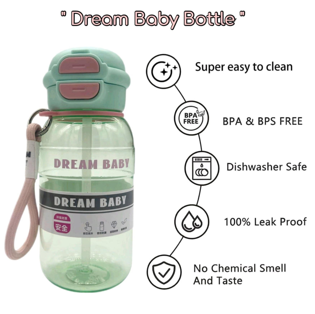 Dream Baby Kids Water Bottle in black and red