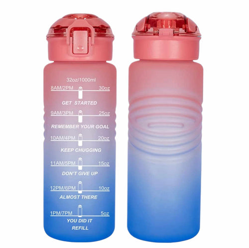 Motivational Water Bottle lifestyle — gym and outdoor use